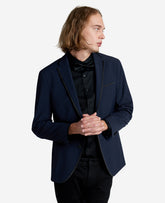 Slim-Fit Seersucker Striped Sport Coat Blue