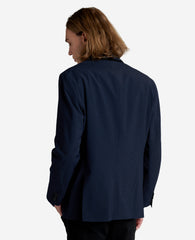 Slim-Fit Seersucker Striped Sport Coat Blue