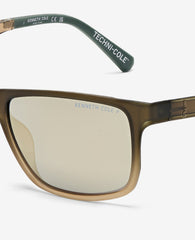 Rectangular Ultem Sunglasses Green