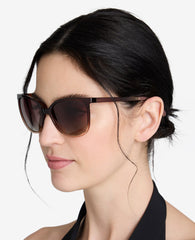 Square Ultem Sunglasses Brown