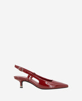 Martha Patent Slingback Kitten Heel Rio Red Patent