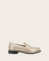 GENTLE SOULS - Cybil Leather Loafer Gravel Leather