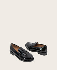 GENTLE SOULS - Cybil Patent Loafer Black Patent Leather