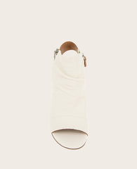 GENTLE SOULS - Marrion Leather Slingback Block Heel Sandal Ivory Leather