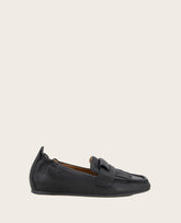 GENTLE SOULS - Scotty Tassel Leather Loafer Black
