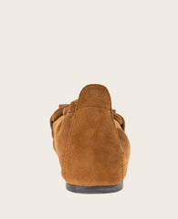 GENTLE SOULS - Scotty Tassel Suede Loafer Brown Suede