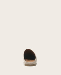 GENTLE SOULS - Wanda Suede Mule Flat Mushroom Suede