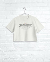 Women's CLOSET Cropped Tee Faded Bone