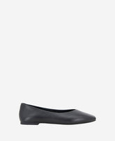 Johanna Leather Ballet Flat Black Leather