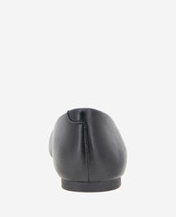 Johanna Leather Ballet Flat Black Leather