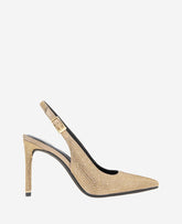 Quinnly Crystal Slingback Heel Shitake Crystal