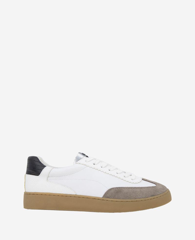 Sam Leather Sneaker Grey/White