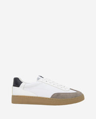 Sam Leather Sneaker Grey/White