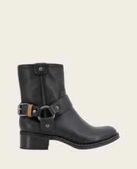 GENTLE SOULS - Barker Leather Moto Boot Black Leather