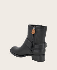 GENTLE SOULS - Barker Leather Moto Boot Black Leather