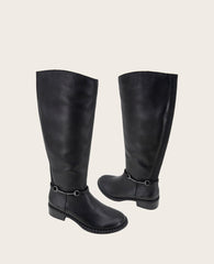 GENTLE SOULS - Barrett Leather Knee Boot Black Leather