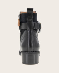 GENTLE SOULS - Bowen Leather Double Gore Boot Black Leather