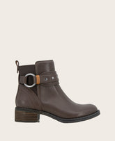 GENTLE SOULS - Bowen Leather Double Gore Boot Chocolate Leather