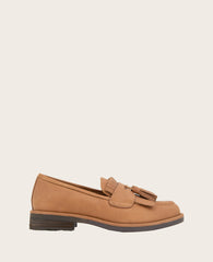 GENTLE SOULS - Cydney Suede Tassel Loafer Ginger Leather