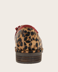 GENTLE SOULS - Cydney Haircalf And Suede Tassel Loafer Leopard Haircalf