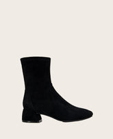 GENTLE SOULS - Emily Suede Side Zip Boot Black Suede