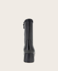 GENTLE SOULS - Emily Stretch Leather Side Zip Boot Black