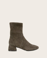 GENTLE SOULS - Emily Suede Side Zip Boot Shitake Suede
