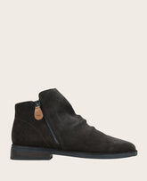 GENTLE SOULS - Emma Suede Double Zip Bootie Chocolate Brown Suede