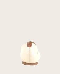 GENTLE SOULS - Walden Leather Pleated Toe Mary Jane Flat Lambs Wool Leather