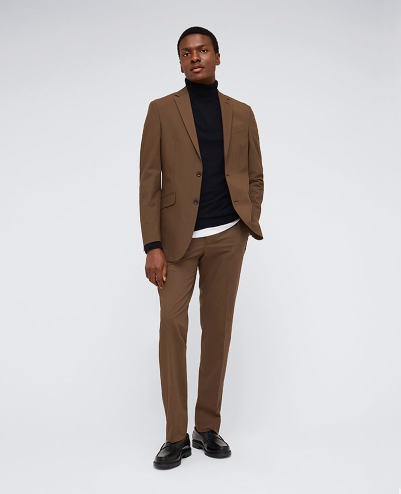 Ready Flex Slim Fit Nested Suit Caramel