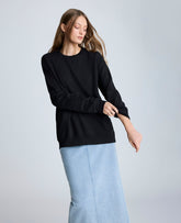 Site Exclusive! Kenneth Cole Embroidered Logo Sweatshirt Black