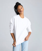 Site Exclusive! Kenneth Cole Embroidered Logo Sweatshirt White