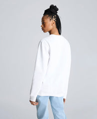 Site Exclusive! Kenneth Cole Embroidered Logo Sweatshirt White