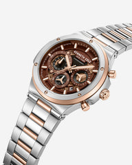 Contrast Dress Sport Watch Tt Silver/Gold Rose