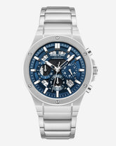 Classic Bracelet Watch With Date Disc Silver