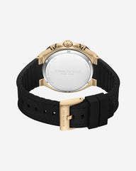 Chronograph Classic Strap Watch Black