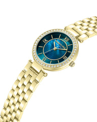 Classic Pearl Bracelet Watch Gold