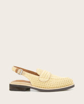 GENTLE SOULS - Caleb Raffia Slingback Natural Raffia