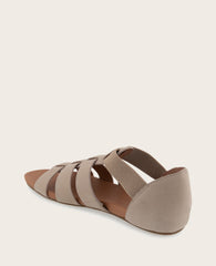 GENTLE SOULS - Lennon Nubuck Fisherman Sandal Mushroom Nubuck