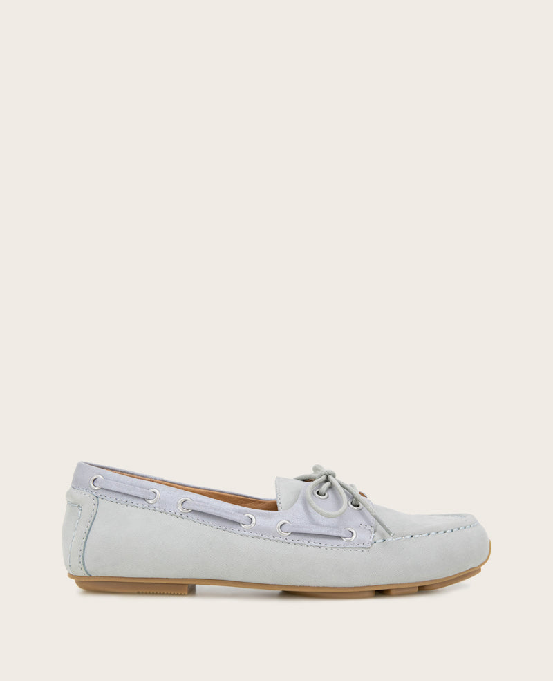 GENTLE SOULS - Marina Leather Boat Shoe Ashley Blue Leather