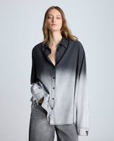 Gradient Dye Oversized Shirt Gradient Nik Wash