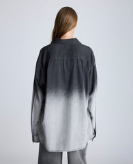 Gradient Dye Oversized Shirt Gradient Nik Wash