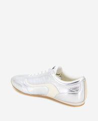 Alma Leather Sneaker Silver Leather