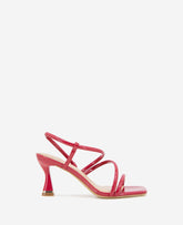 Dreama Patent Strappy Heel Sandal Red Patent