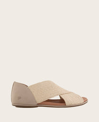 GENTLE SOULS - Laniey X-Band Elastic Sandal Natural Elastic