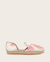 GENTLE SOULS - Seville Suede Floral Espadrille Floral Multi Suede