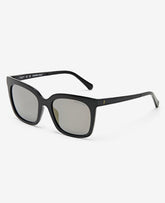 Square Injected Sunglasses Black