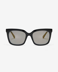 Square Injected Sunglasses Black