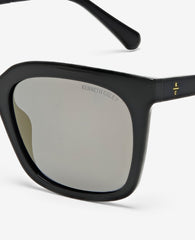 Square Injected Sunglasses Black