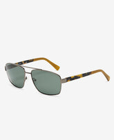 Square Metal Navigator Sunglasses Gunmetal